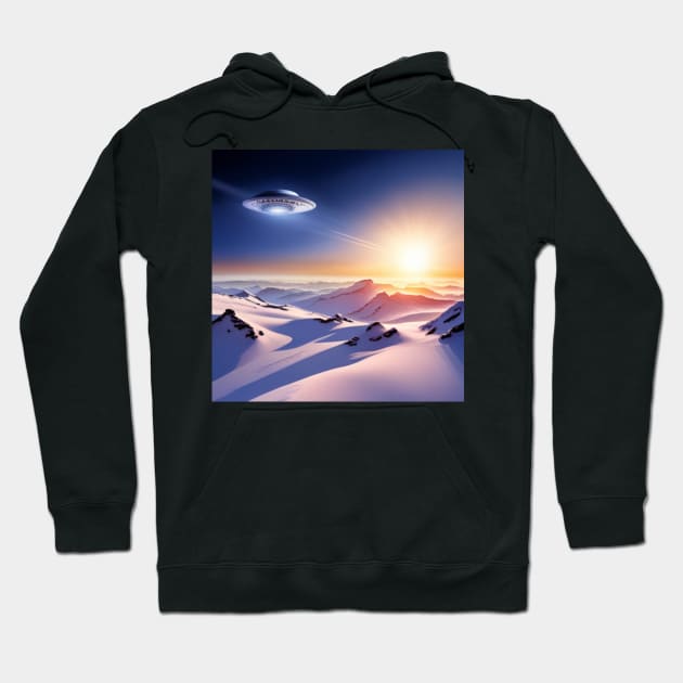 Antarctica Hoodie by UFO CHRONICLES PODCAST